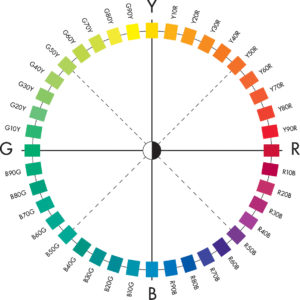 Rueda cromática colores NCS