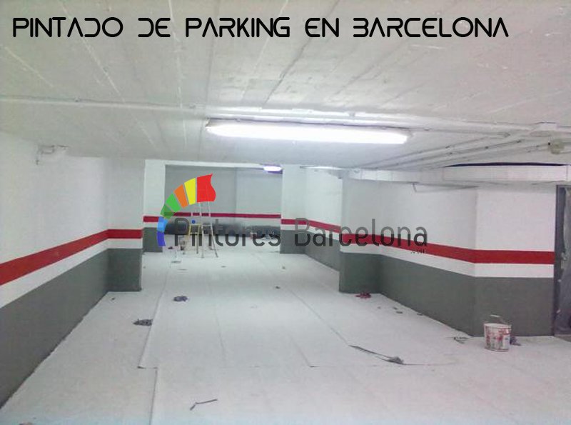 Pintar parking en Barcelona
