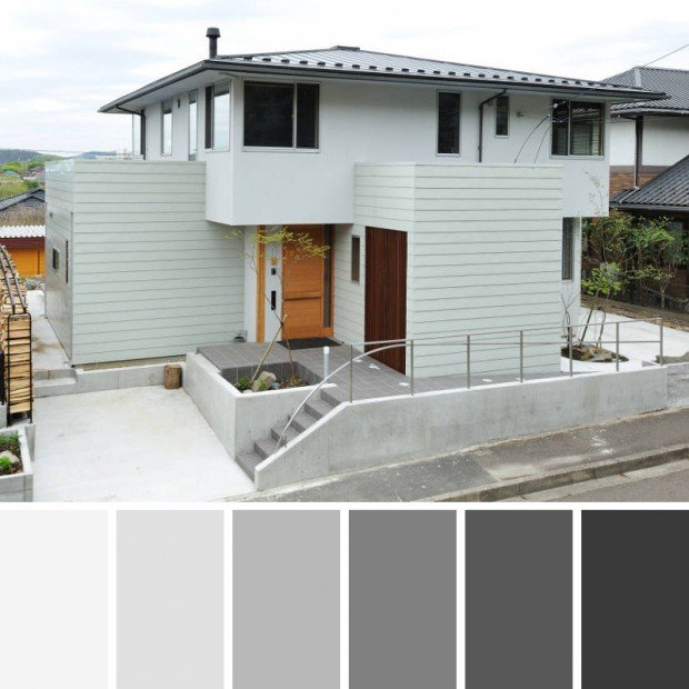 Color gris para chalet