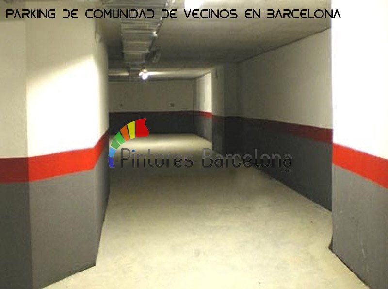 Pintar parking en Barcelona